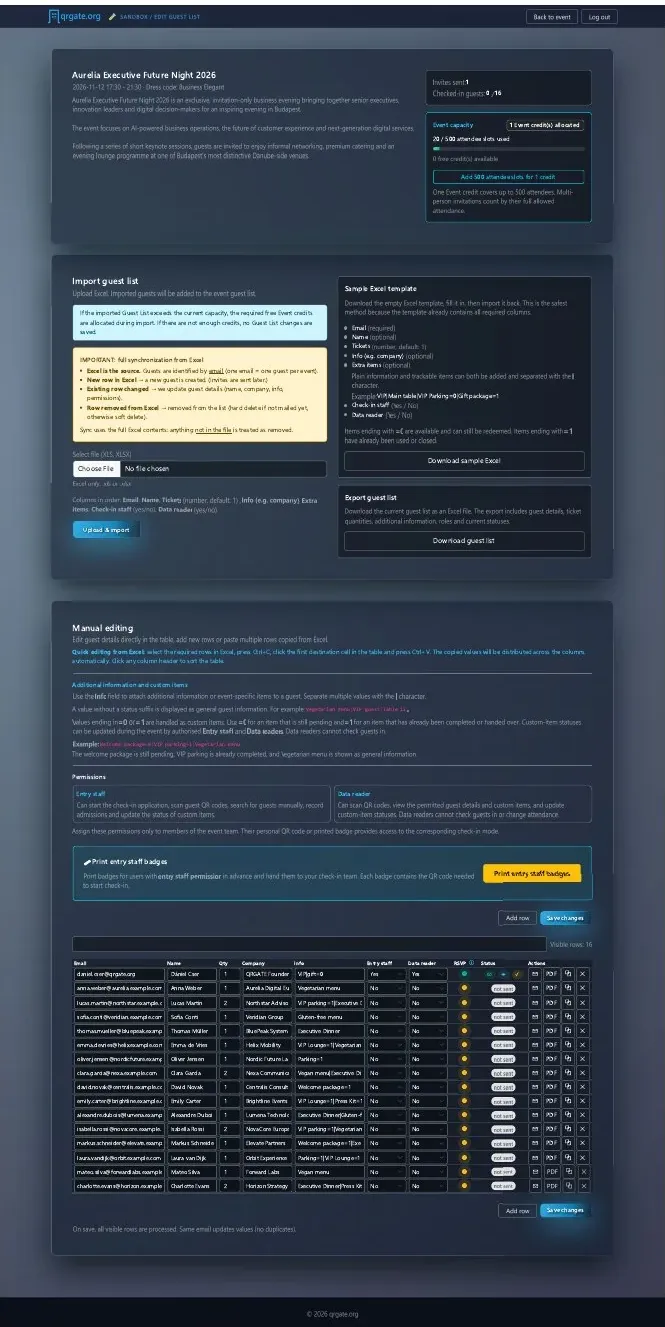 Gestionarea invitaților